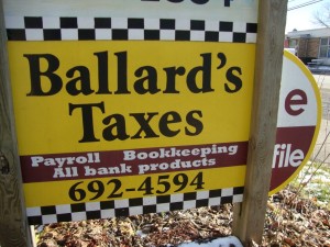 Ballard's Taxes